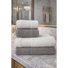 Ege Cotton Lüks Pamuk  Banyo Havlusu & Hamam Seti – Ultra Yumuşak & Süper Emici Havlu Takımı 100 x 150 - 50 x 90 Cm. Ekstra Büyük Boy