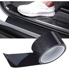 Calperia Kapı Eşiği Tampon Bagaj Koruma Folyosu Karbon Folyo 5CMX5M Siyah