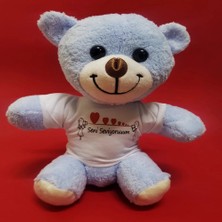 Tp Buğz Seni Seviyorum Tişörtlü Peluş Ayıcık