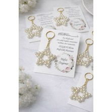 Bianı Tasarım 20 Adet Hafız, Umre, Ramazan Hediyelik Yıldız Anahtarlık