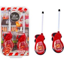 Luminoo Eccho Walkie Talkie Itfaiye Telsizi Temalı Sesli Işıklı - Kırmızı