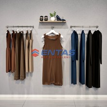 Normadia Şık Giyinme Odası Rafı ve Askılık Sistemi, Mağaza ve Butik Için Tam Uyum