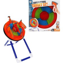 Sunman 11912 Sun-Aoj-Dart Target Set Axes N Stars Ayaklı