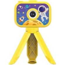 Çocuklara Özel Ayaklı Mini Fotoğraf Makinesi Dijital LCD Ekran - Lisinya