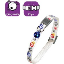 Karlie Snmswrld Karlıe Kedi Tasması Çıng. 30CM Beyaz