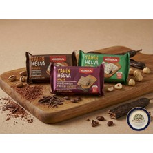 Koska Tahin Helva Üçlü Paket - Kakaolu & Keçiboynuzlu Fındıklı & Antep Fıstıklı (3X200G)