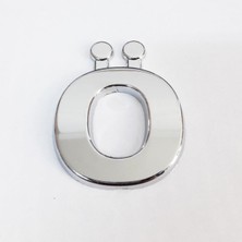 İntora Ö Harfi 3,75 cm Krom Yapışkanlı