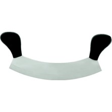 İntora Ündeğerli Bursa Paslanmaz Çift Saplı Pizza Satır, Zırh Bıçağı 25 cm