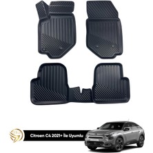 Özgürce 2021 ve Üzeri Citroen C4 Için 3D Özel Oto Paspas Seti