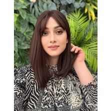 Aura Peruk Açık Kahve Tonunda Kısa Perçemli Stella Modelimiz