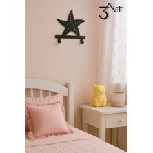 Normadia Sevimli Hayvan Figürlü Çocuk Odası Askılığı, Montessori Tarzı Metal Askı