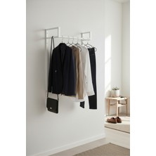 Normadia Duvara Monte Metal Portmanto, Elbise Askılığı, Antre ve Giyinme Odası Için