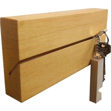 Normadia Şık ve Doğal Ahşap Anahtarlık, Günlük Kullanım Için Ideal Seçim