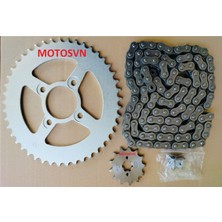 Motosvn Tvs Apache Rtr 200 Ön 13 Arka 45 Zincir Dişli Set Oringli