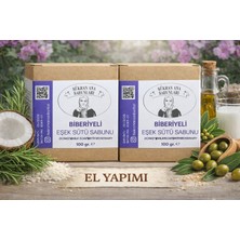 Şükran Ana Sabunları El Yapımı Biberiyeli Eşek Sütü Sabunu 2'li Paket