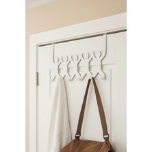 Normadia Çok Amaçlı Insan Figürlü Metal Kapı Arkası Askı, 6 Kanca, Dekoratif ve Fonksiyonel