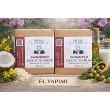 Şükran Ana Sabunları El Yapımı Kantaronlu Eşek Sütü Sabunu 2'li Paket