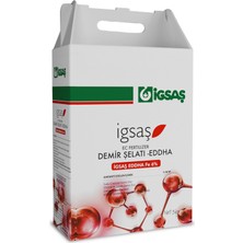 İgsaş Igsaş Şelatlı Demir %6 Eddha | Kloroz (Yaprak Sararması) Karşıtı Güçlü Demir Takviyesi – 15 kg