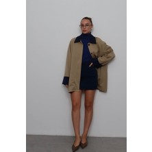 Gamze Özkurt Gabardin Şort Etek Takım