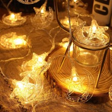 İntora 3 M 20 LED 2 Kademeli Ay-Yıldız Pilli LED Işık 306