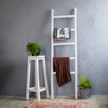 Normadia Şık Rustik Merdiven Askılık, Dekoratif ve Pratik Kullanım Için Tasarlandı