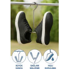 Normadia Çift Taraflı Paslanmaz Çelik Ayakkabı Kurutma Askısı, Hızlı ve Pratik Kullanım