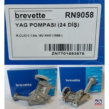 Brevette Yağ Pompası RN9058 Clıo-Iı 1.6ie 16V K4M 24DİŞ 24DİŞ
