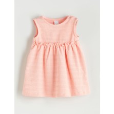 Lc Waikiki Yeni Sezon Bisiklet Yaka Interlok Kız Bebek Elbise