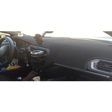 Özgürce Mavi Kenarlı Siyah Torpido Koruma Halısı Peugeot 301 Uyumlu