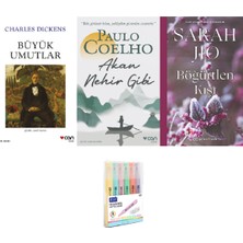 Can Yayınları Büyük Umutlar + Akan Nehir Gibi + Böğürtlen Kışı 3 Kitap Set ( Kalem Seti Hd )