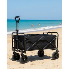 İsmiyle Al Katlanır Kamp ve Plaj Arabası Büyük Kapasiteli Taşıma Vagonu