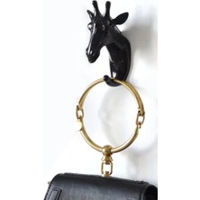 Normadia Modern Zürafa Şekilli Duvar Dekor ve Eşya Askılık Seti