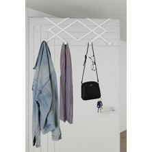 Normadia Pratik 45 cm Metal Kapı Arkası Askılık, Elbise ve Çanta Düzeni