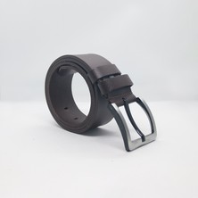 Paşala Leather Hakiki Deri Erkek Spor Kemer Kahve 4,5 cm Günlük Kullanıma Uygun Dayanıklı Tokalı Kutulu Teslimat
