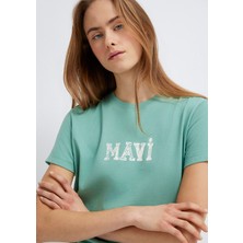 Mavi Mavi Baskılı Yeşil Tişört 1612232-71480