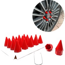 Calperia Sivri Mermi Bijon Kapağı Sökme Aparatlı Kırmızı 19MM