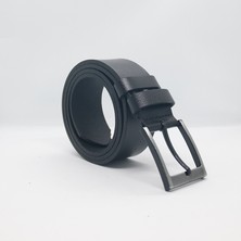 Paşala Leather Hakiki Deri Erkek Spor Kemer Siyah 3,5 cm Günlük Kullanıma Uygun Dayanıklı Tokalı Kutulu Teslimat