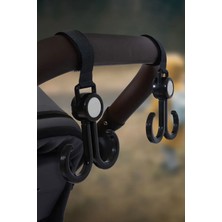 Normadia Çift Kancalı Cırtlı Askı, Bisiklet ve Bebek Arabası Için Portatif Set