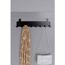 Normadia Metal Siyah Kapı Arkası Askılık, Çok Amaçlı ve Şık Tasarım