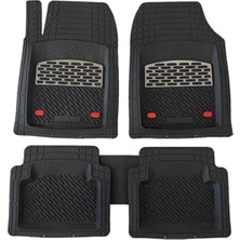 Özgürce Krom Karbon Siyah Derin Havuzlu Oto Paspas Takımı Peugeot 508 Uyumlu