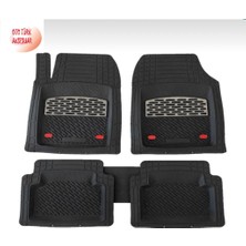 Özgürce Derin Havuzlu Paspas, Krom Gri, 1995-2003 Renault Megane 1 Iç Aksesuar
