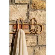 Normadia Bambu 4'lü Askılık Seti, Şık ve Dayanıklı Ev Düzeni Aksesuarı