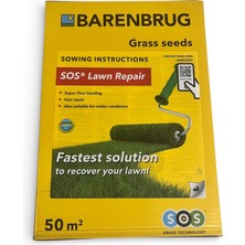 Barenbrug Çim Tohumu Sos 1 kg - Hızlı Çim Alan Onarımı ve Ara Ekimi