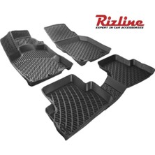 Özgürce Fiat Fiorino 3D Havuzlu Paspas, Araca Özel, Koruyucu ve Şık Iç Tasarım