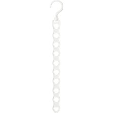 Normadia Döner 10 Gözlü Sert Abs Plastik Çoklayıcı, Fonksiyonel Elbise Askısı