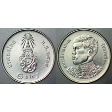 Banknoting Tayland 1 Baht 2022 Çilaltı.