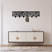 Normadia Şık 6'lı Metal Elbise Askısı, Duvar ve Vestiyer Için Kullanışlı Set