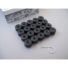 20 x Vw Transporter T5 T6 T7 Bijon Kapak Seti Siyah 19MM Orijinal