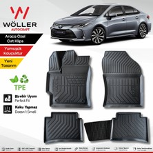 Özgürce 2019-2026 Corolla 3D Havuzlu Paspas Seti, Koruma ve Şıklık Sağlar
