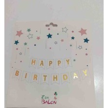 Era Balon Happy Birthday Banner
